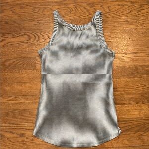 LOFT Blue Sleeveless Scoop Neck Tank Top